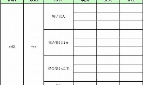 羽毛球系统训练日志_羽毛球训练签到表