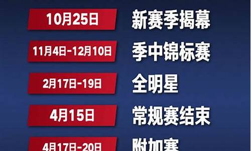 NBA赛程表2024_nba赛程表2024一2025